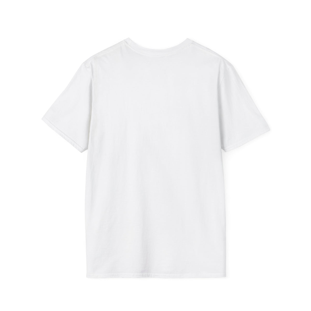 Back view of white Octopus unisex T-shirt
