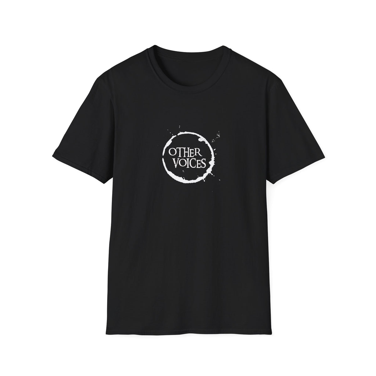Back view of black Other Voices unisex T-shirt