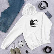 Load image into Gallery viewer, Unisex Yin Yang Cat&#39;s Hoodie - ParanoicBCN
