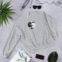 Load image into Gallery viewer, Unisex Yin Yang Sweatshirt White - ParanoicBCN
