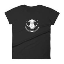 Load image into Gallery viewer, Skull cat t-shirt
